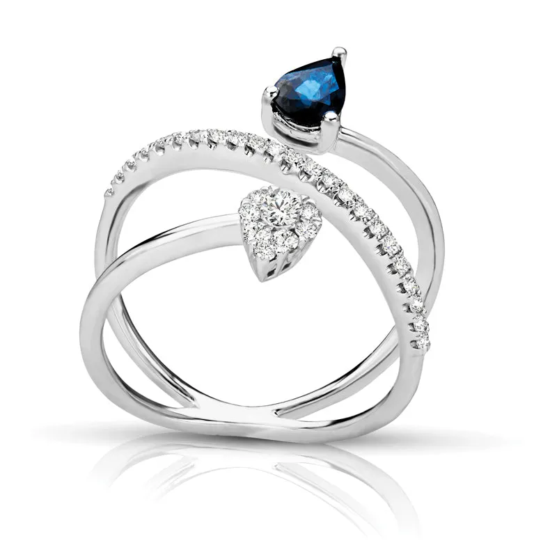 14kt Gold 1/4 ct tw Ring F VS Diamonds