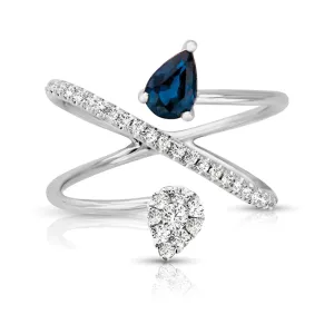 14kt Gold 1/4 ct tw Ring F VS Diamonds