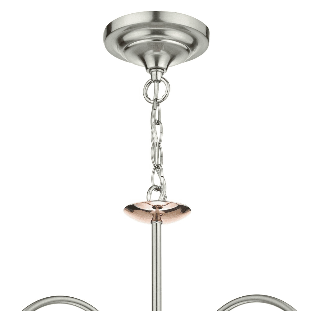 3 Light Copper Pendant Ceiling Light