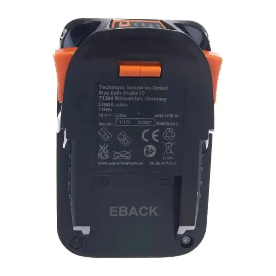 AEG 18V 4.0Ah Pro Lithium-Ion Battery Pack - L1840S