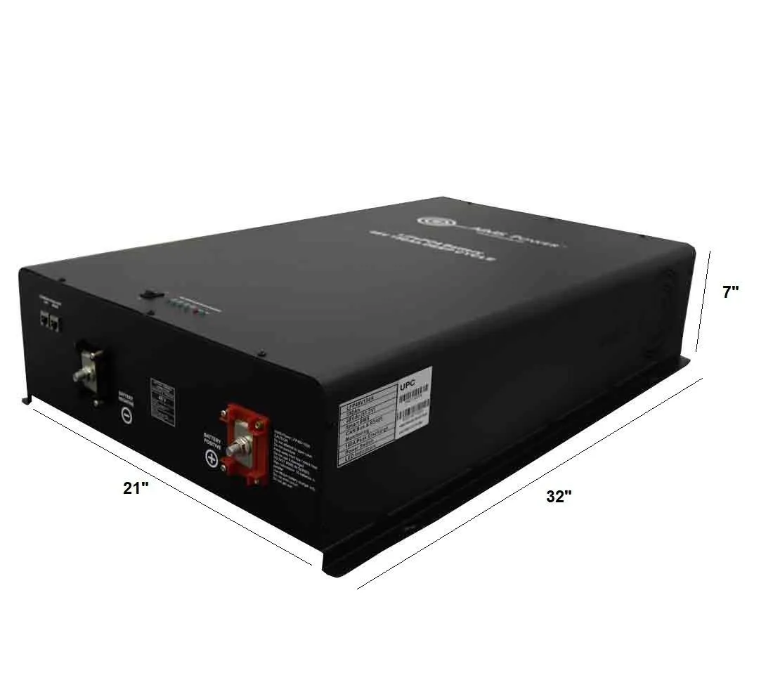 Aims Power Off Grid / Back Up 6000 Watt Pure Sine Inverter Charger 120V & 24V Lithium Battery Kit