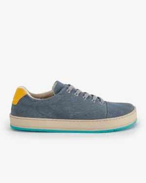 Asher Mali Recycled Vintage Lace-Up Shoes | Orion Blue