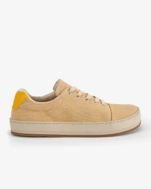 Asher Mali Recycled Vintage Lace-Up Shoes | Vanilla