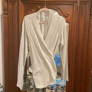 Athleta Light Gray Wrap Cardigan