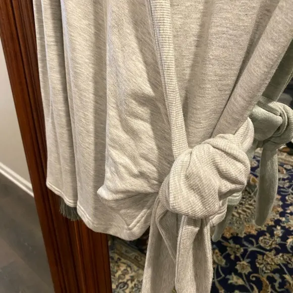 Athleta Light Gray Wrap Cardigan