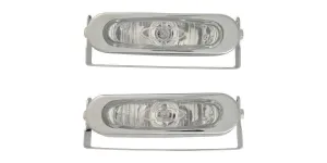 Autogear Slimline Oval Lamp - Yellow/Clear