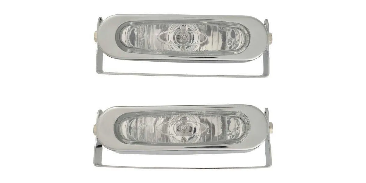 Autogear Slimline Oval Lamp - Yellow/Clear