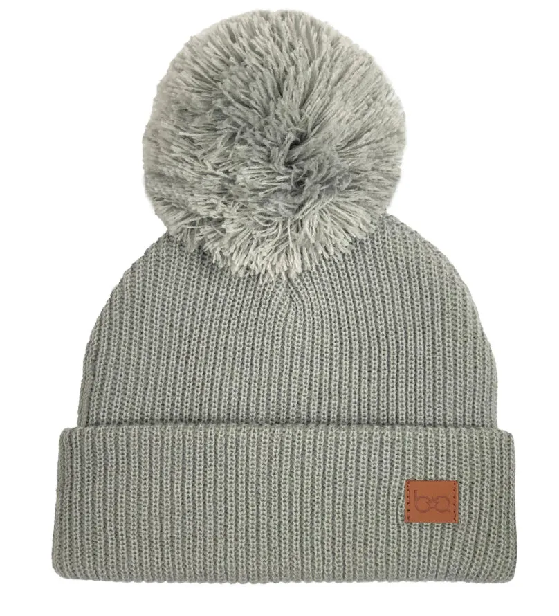 Babyfied - Pompom Toque - Light Grey