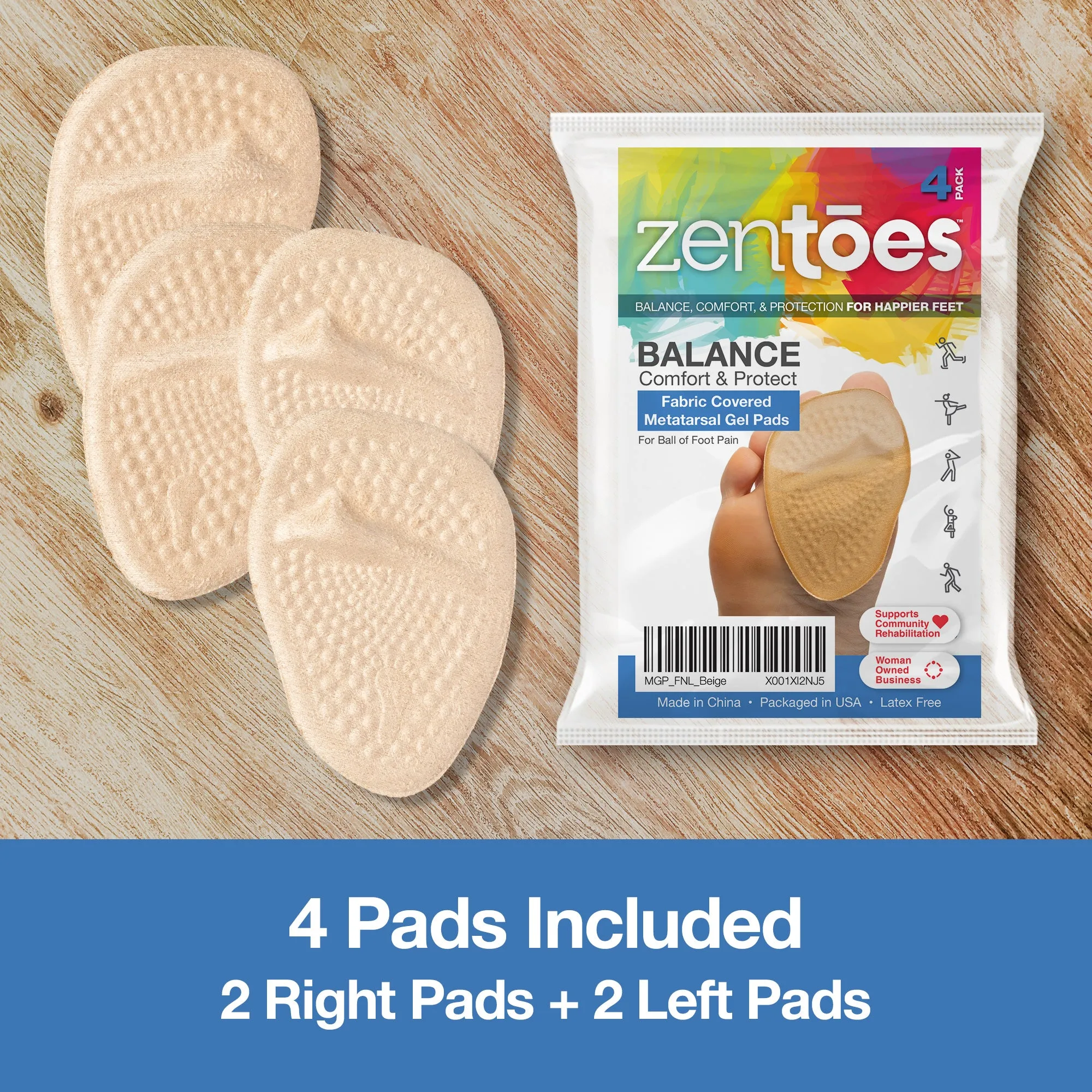 Ball of Foot Gel Inserts for High Heels