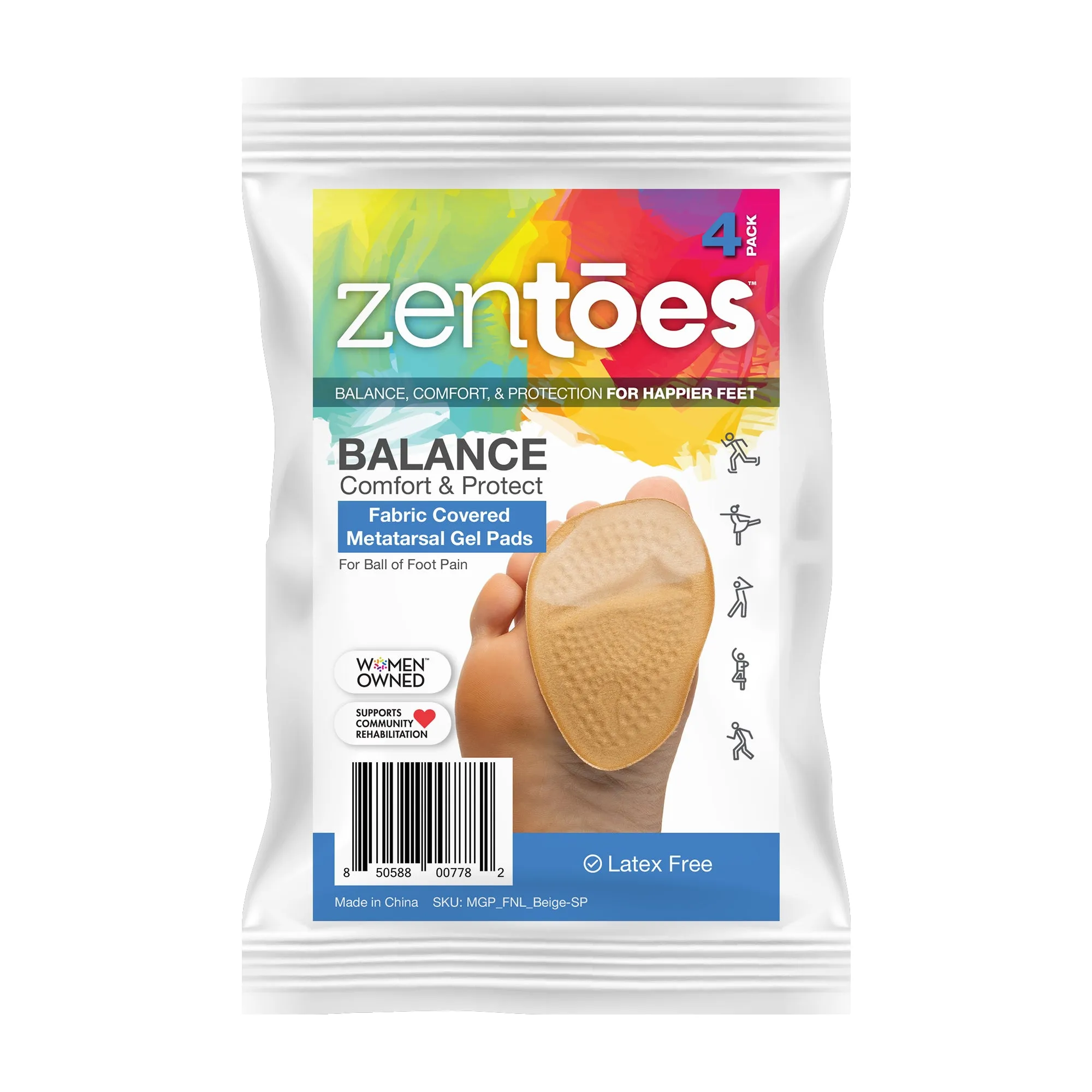 Ball of Foot Gel Inserts for High Heels