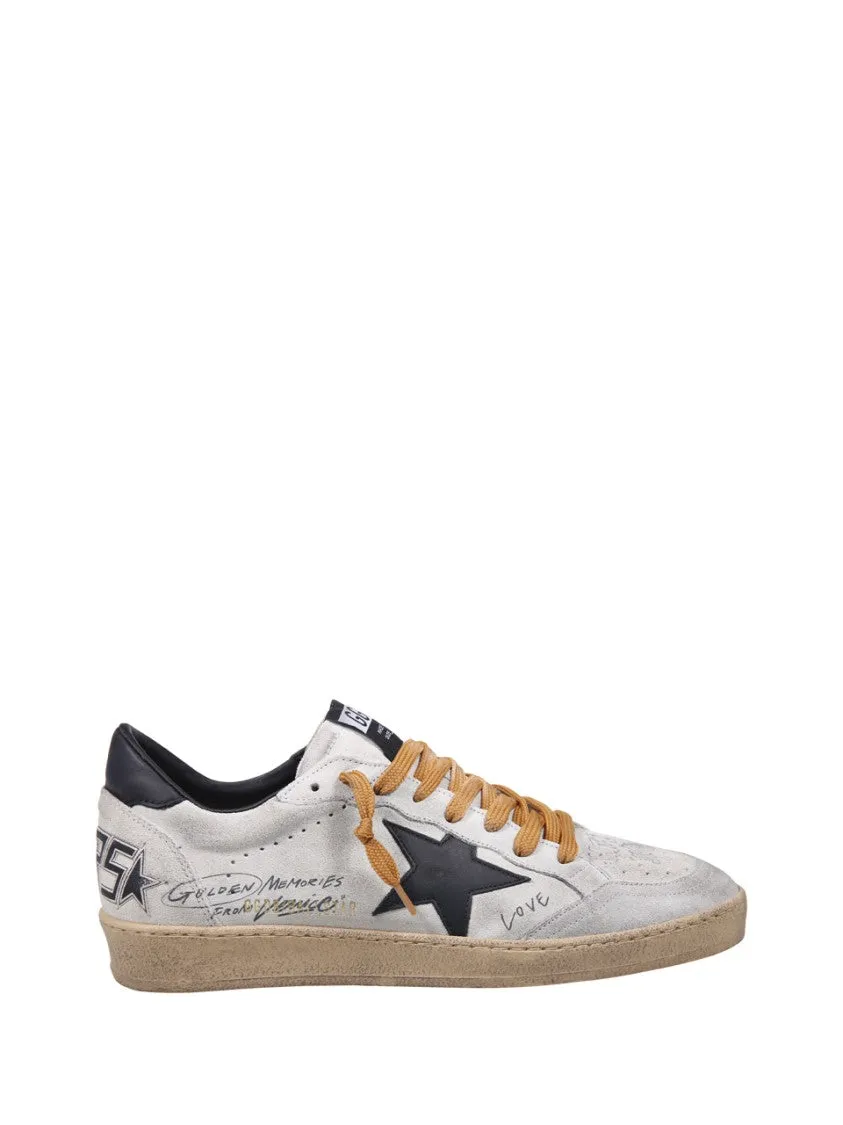 Ballstar Suede Upper Toe Tongue And Spur Leather Star And Heel