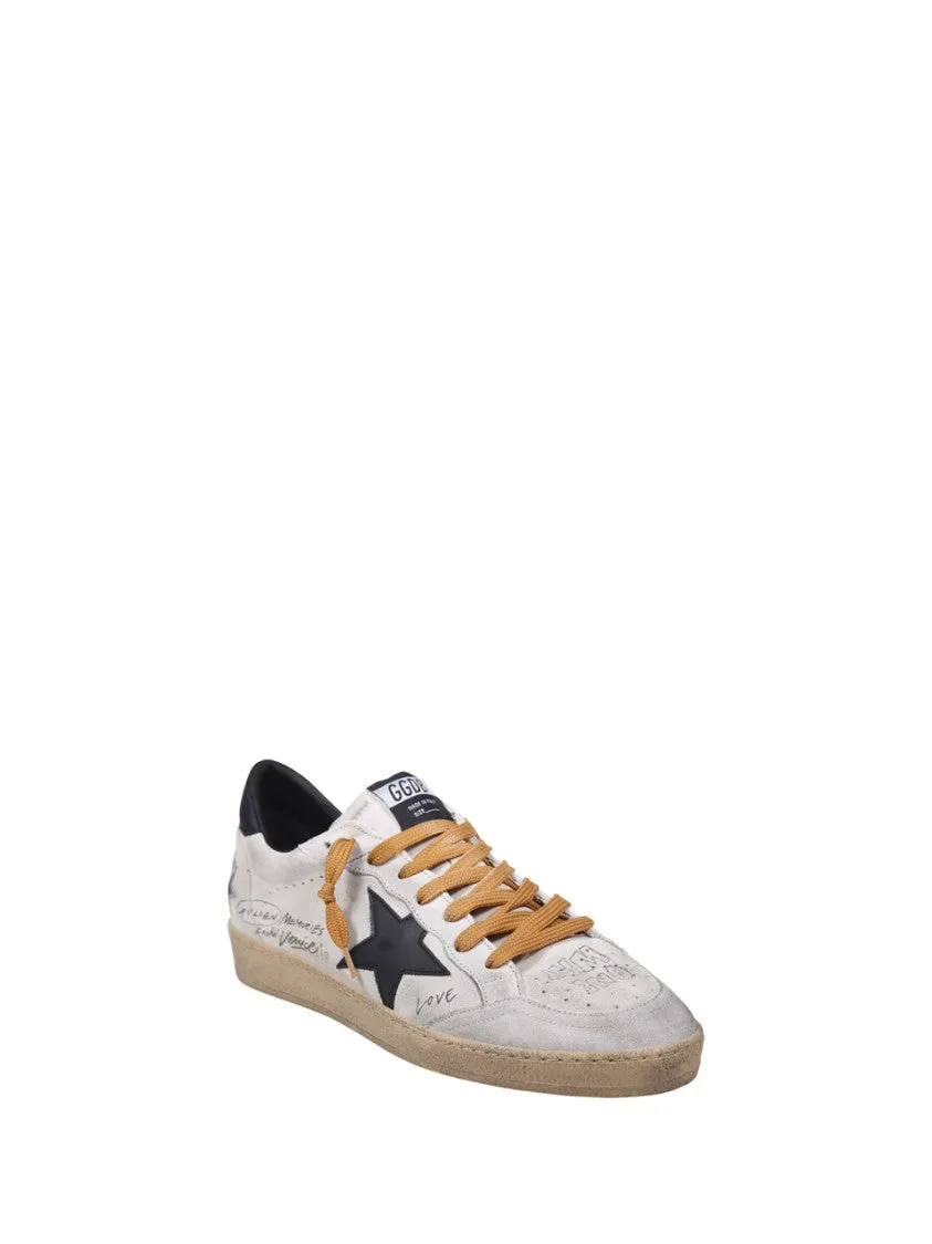 Ballstar Suede Upper Toe Tongue And Spur Leather Star And Heel