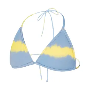 Barbados Girls Bikini Top - Blue Yellow