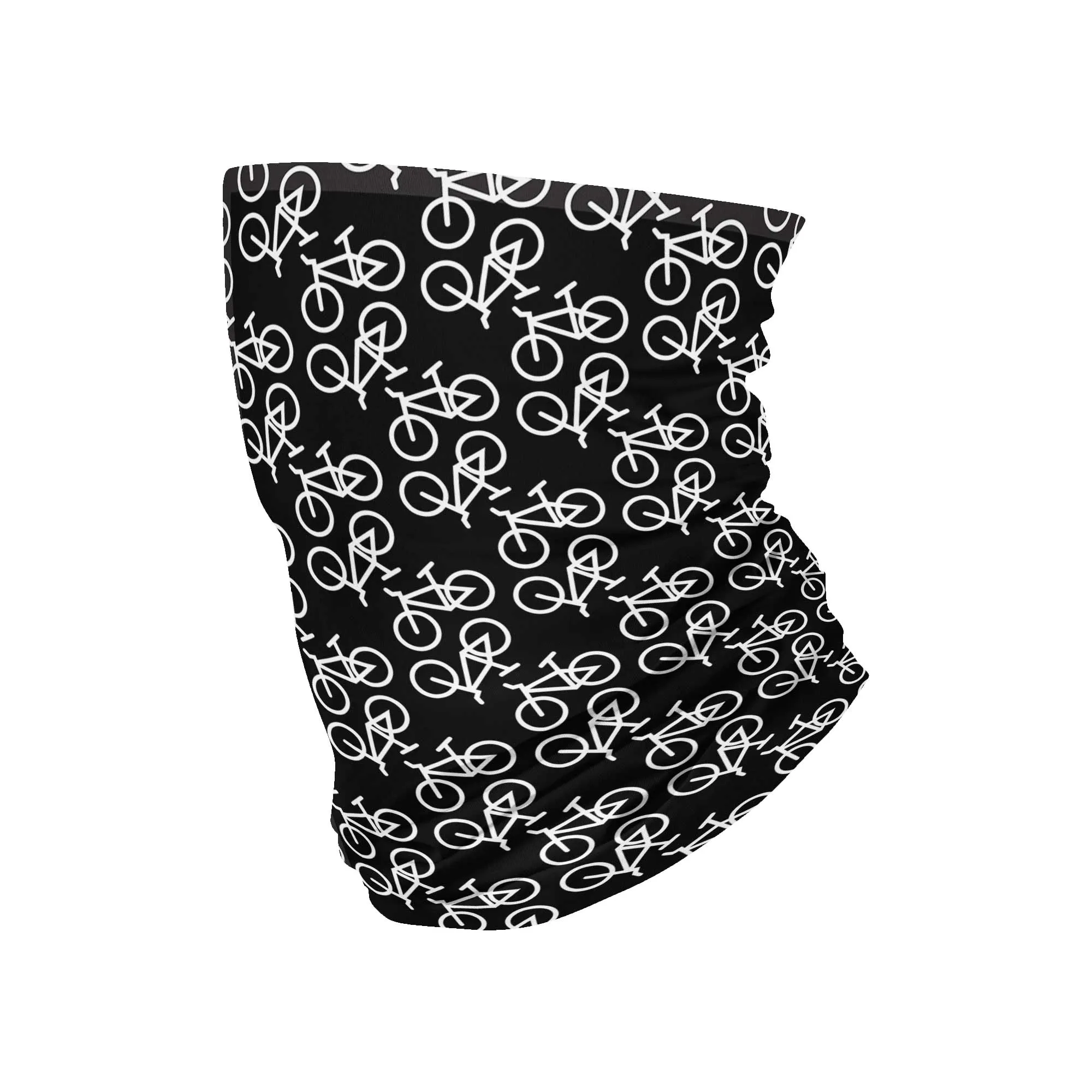 Black Bike Neck Gaiter fit Kids, Youth and Petite