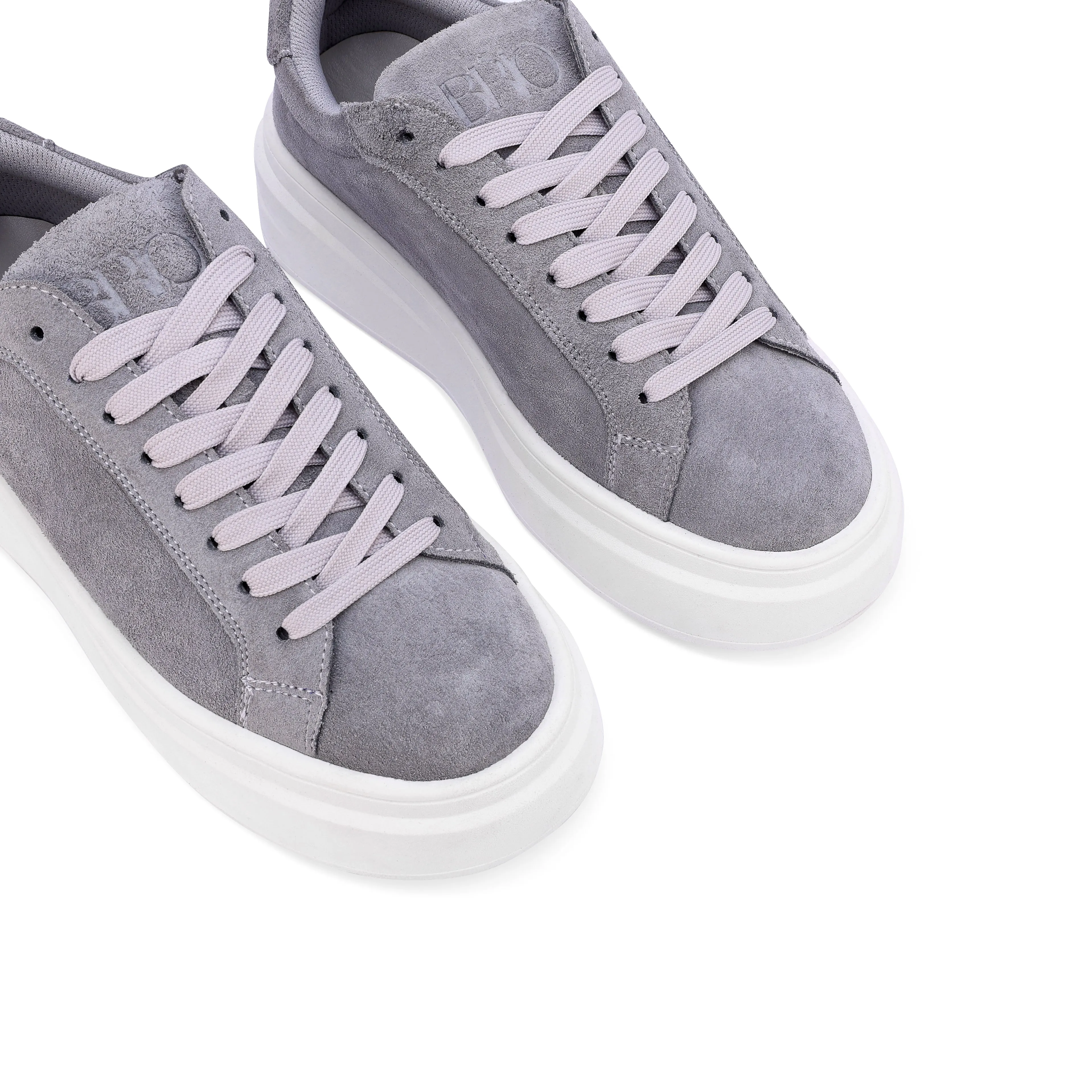 BlancPeak | Plain Gray Sneakers