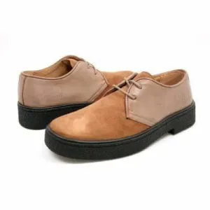 British Walkers Playboy Classic Low Cut Men's Tan Leather Oxfords Ankle Boots
