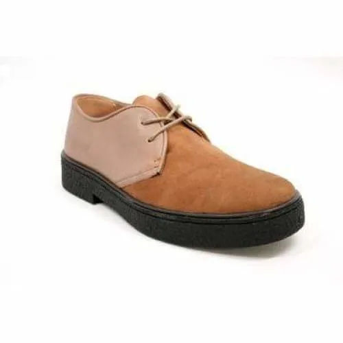 British Walkers Playboy Classic Low Cut Men's Tan Leather Oxfords Ankle Boots