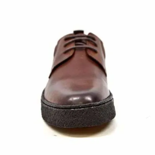 British Walkers Playboy Original Men's Brown Leather Low Top Oxfords Ankle Boots