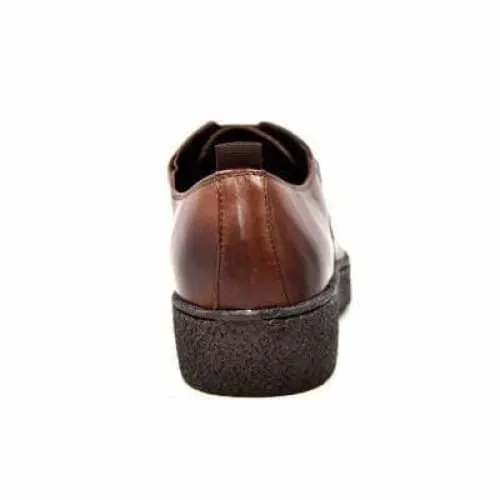 British Walkers Playboy Original Men's Brown Leather Low Top Oxfords Ankle Boots