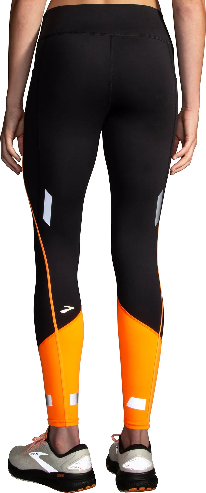 Brooks Run Visible 2.0 Womens Long Running Tights - Black