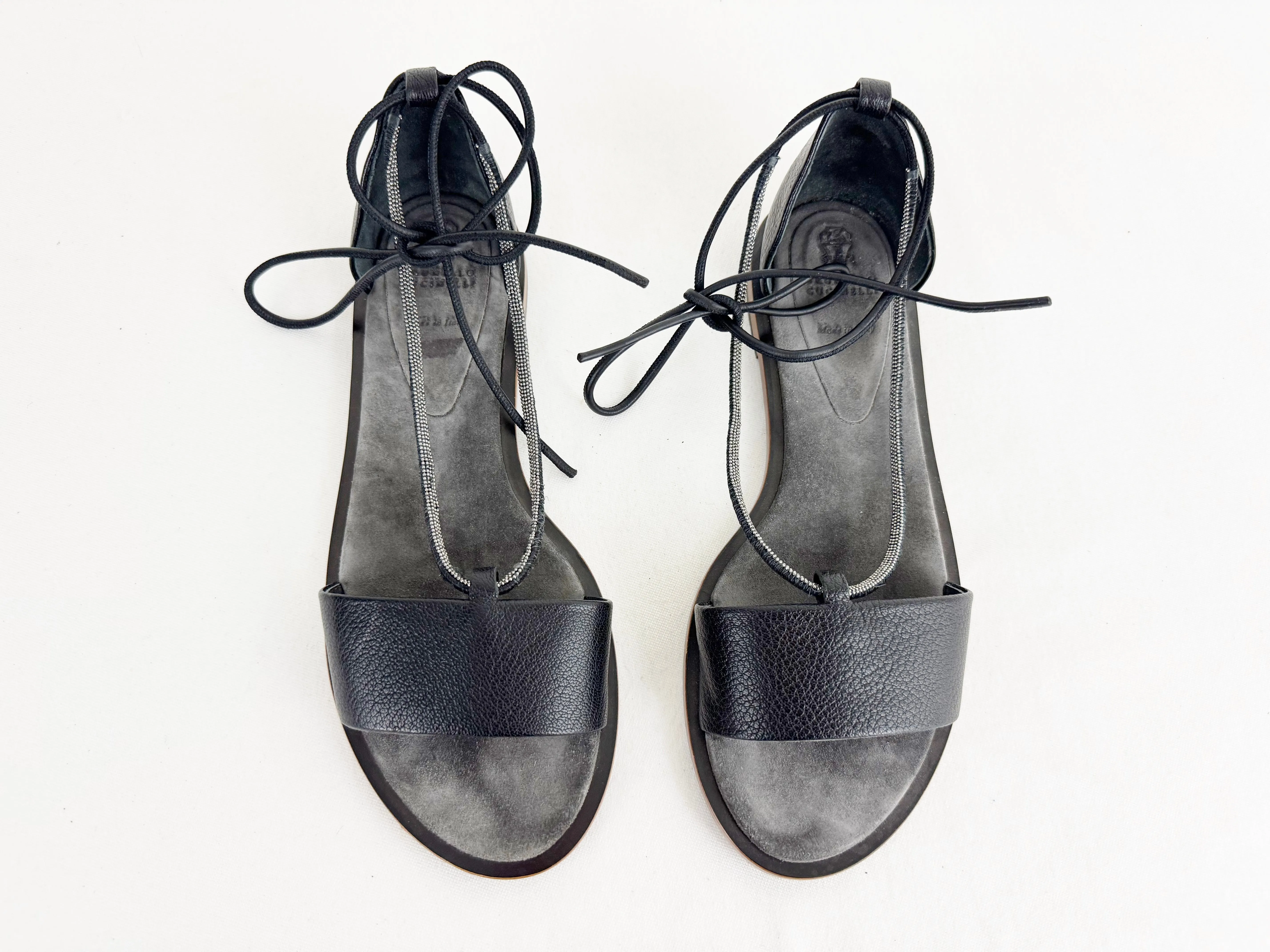 Brunello Cucinelli Lace-Up Sandal Size 9.5