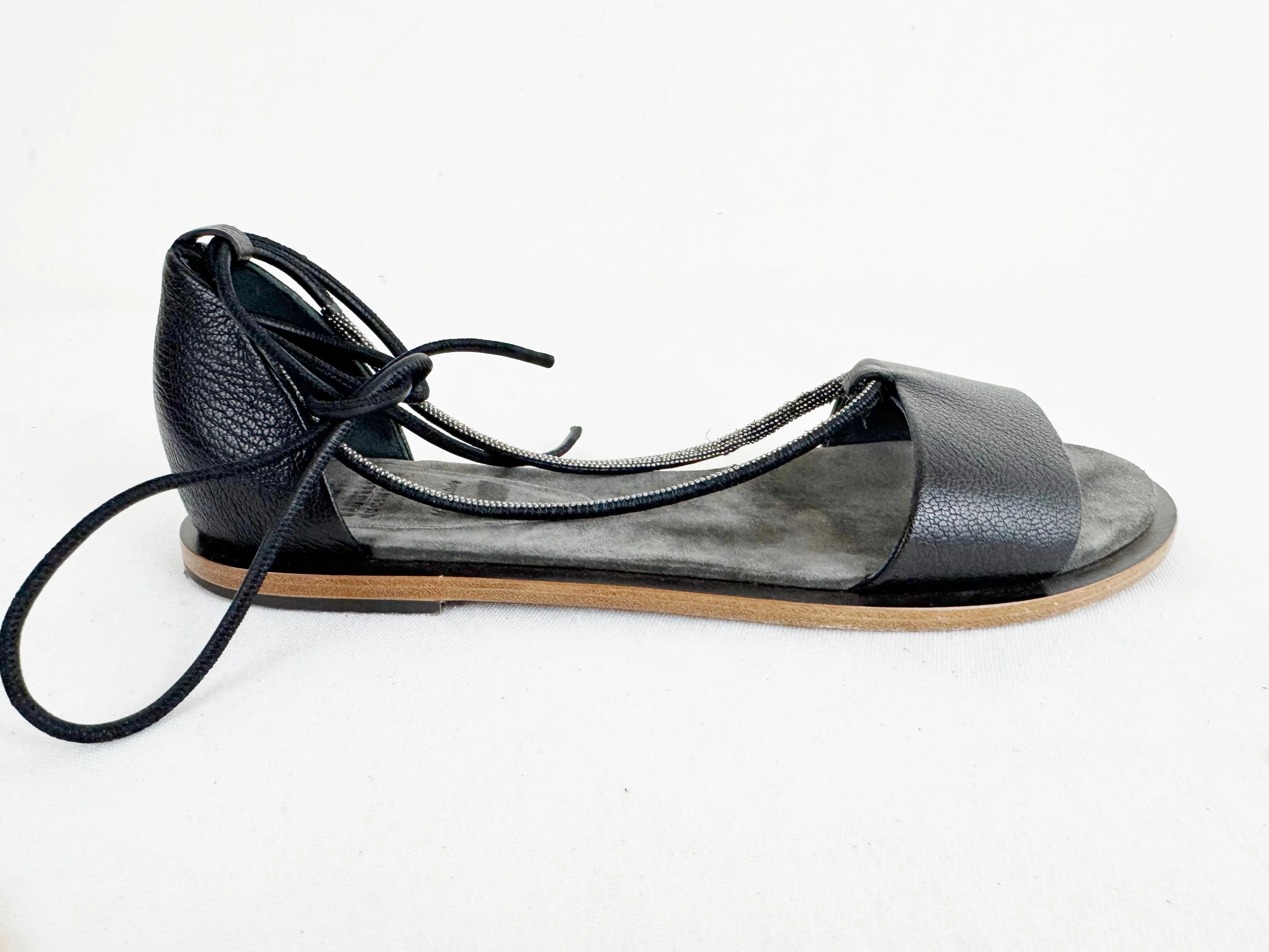 Brunello Cucinelli Lace-Up Sandal Size 9.5