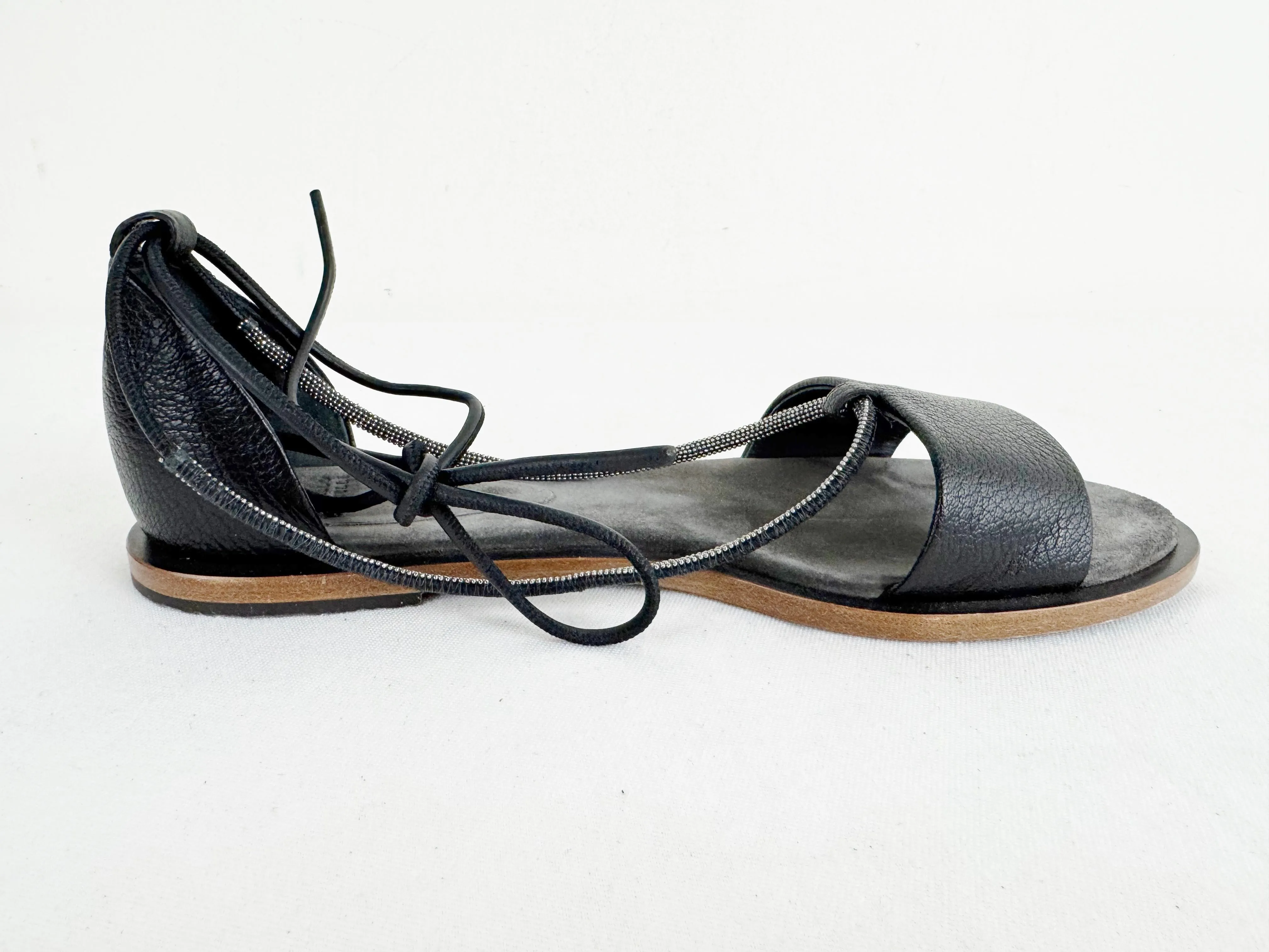 Brunello Cucinelli Lace-Up Sandal Size 9.5