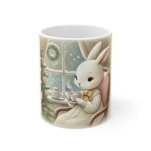 Bunny’s Cozy Tea Time Edition - Bonbon Avenue Village Mug