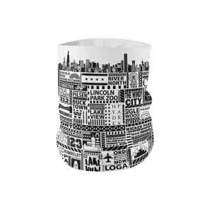 Chi-Towns White Neck Gaiter