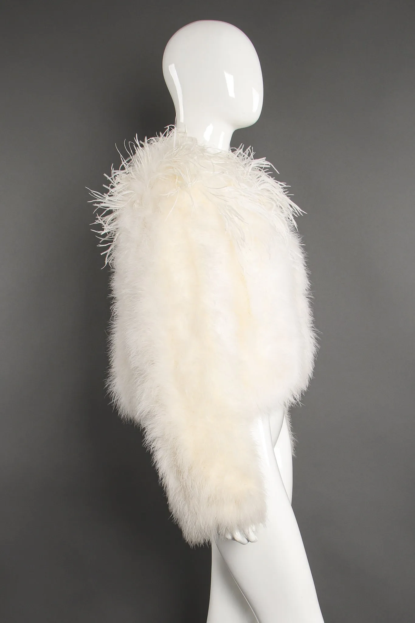 Chubby Marabou & Ostrich Jacket