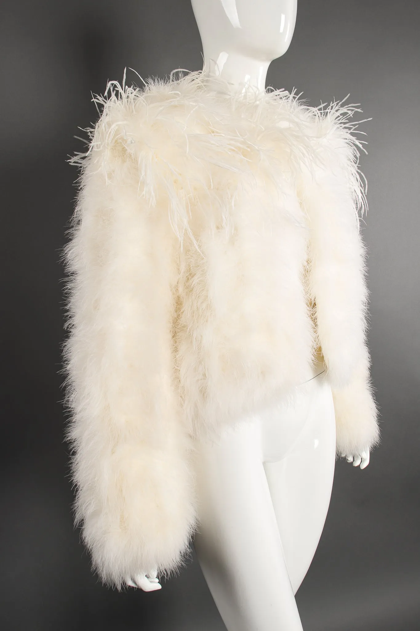 Chubby Marabou & Ostrich Jacket