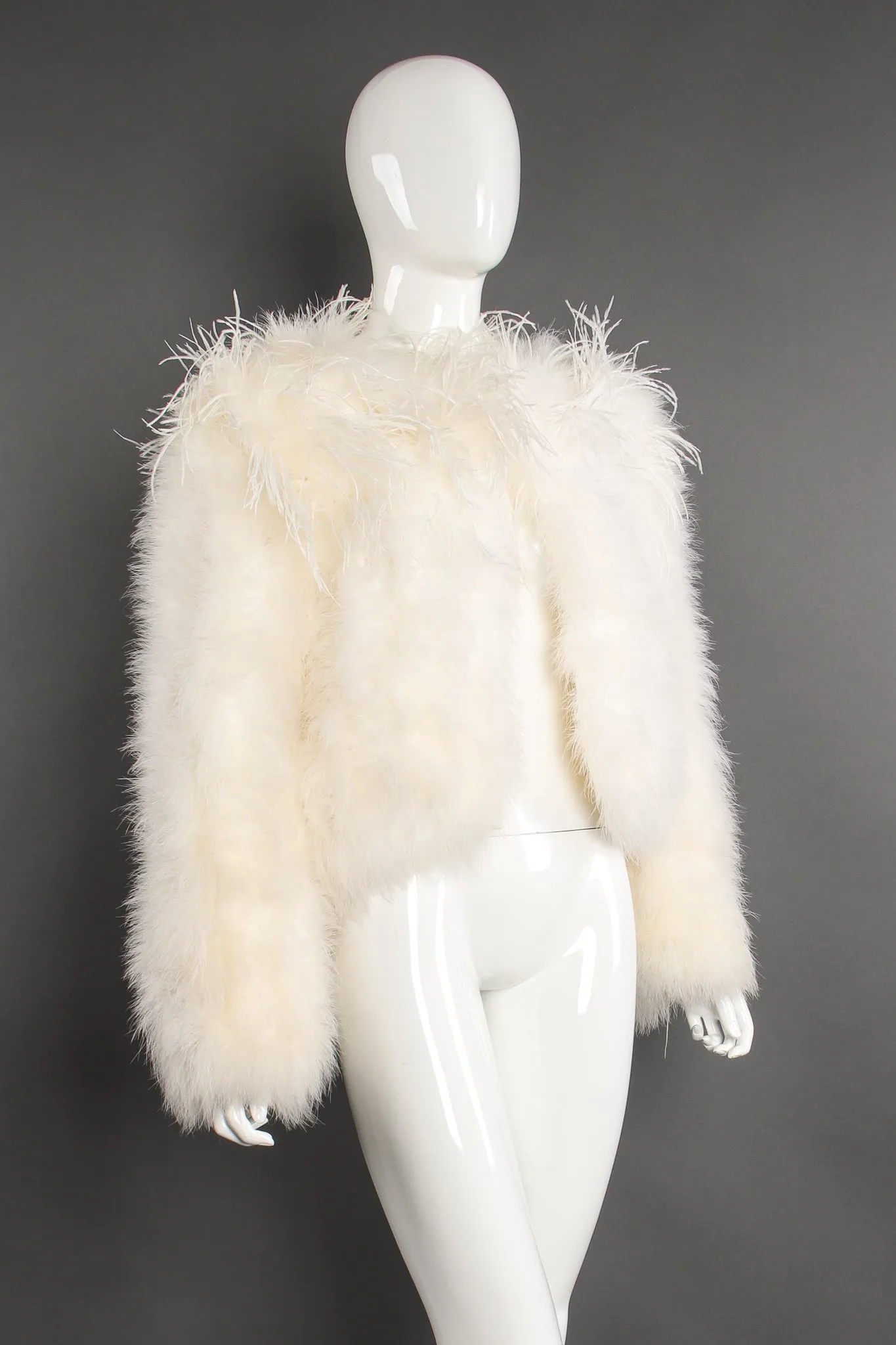Chubby Marabou & Ostrich Jacket