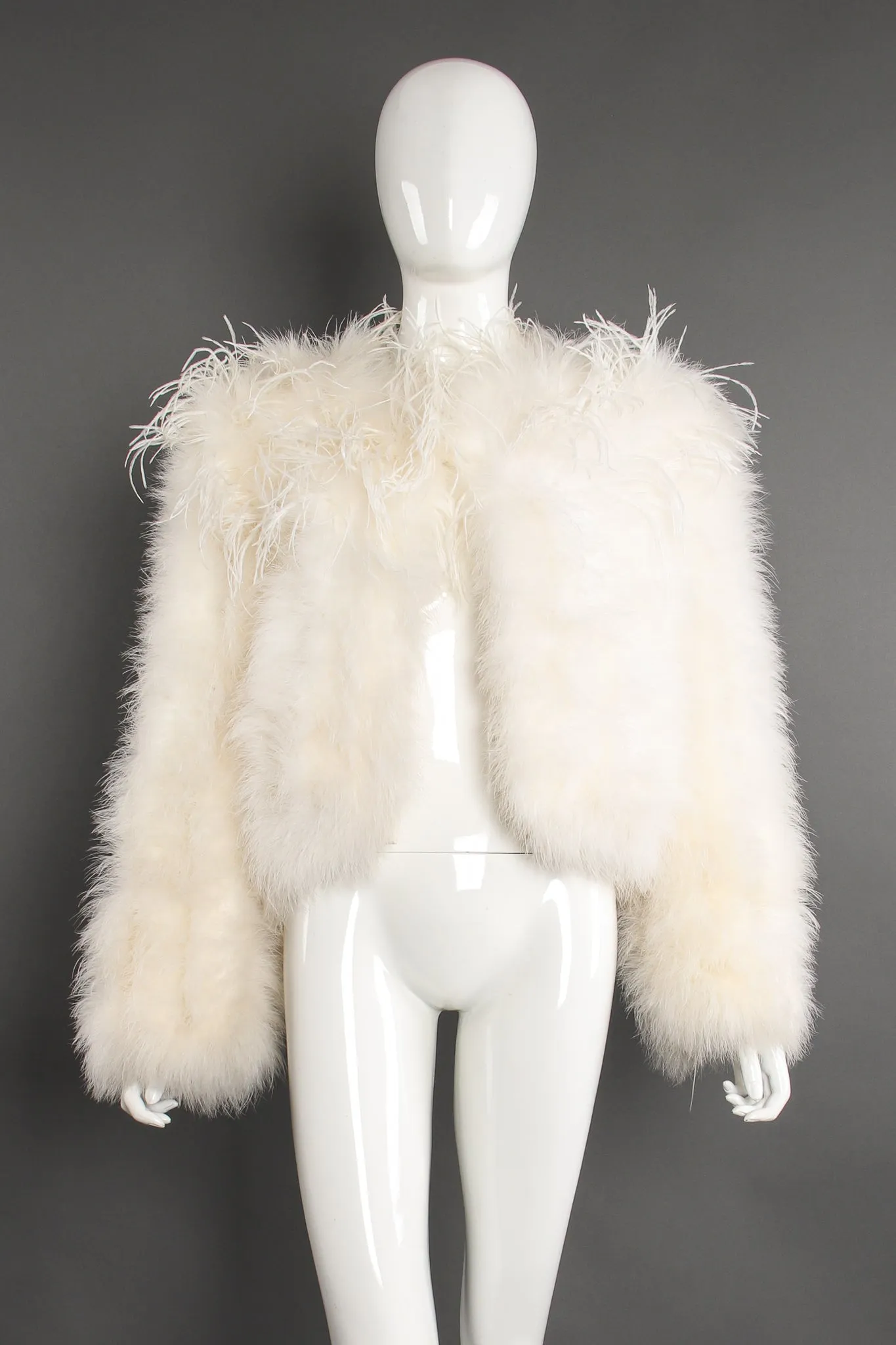 Chubby Marabou & Ostrich Jacket