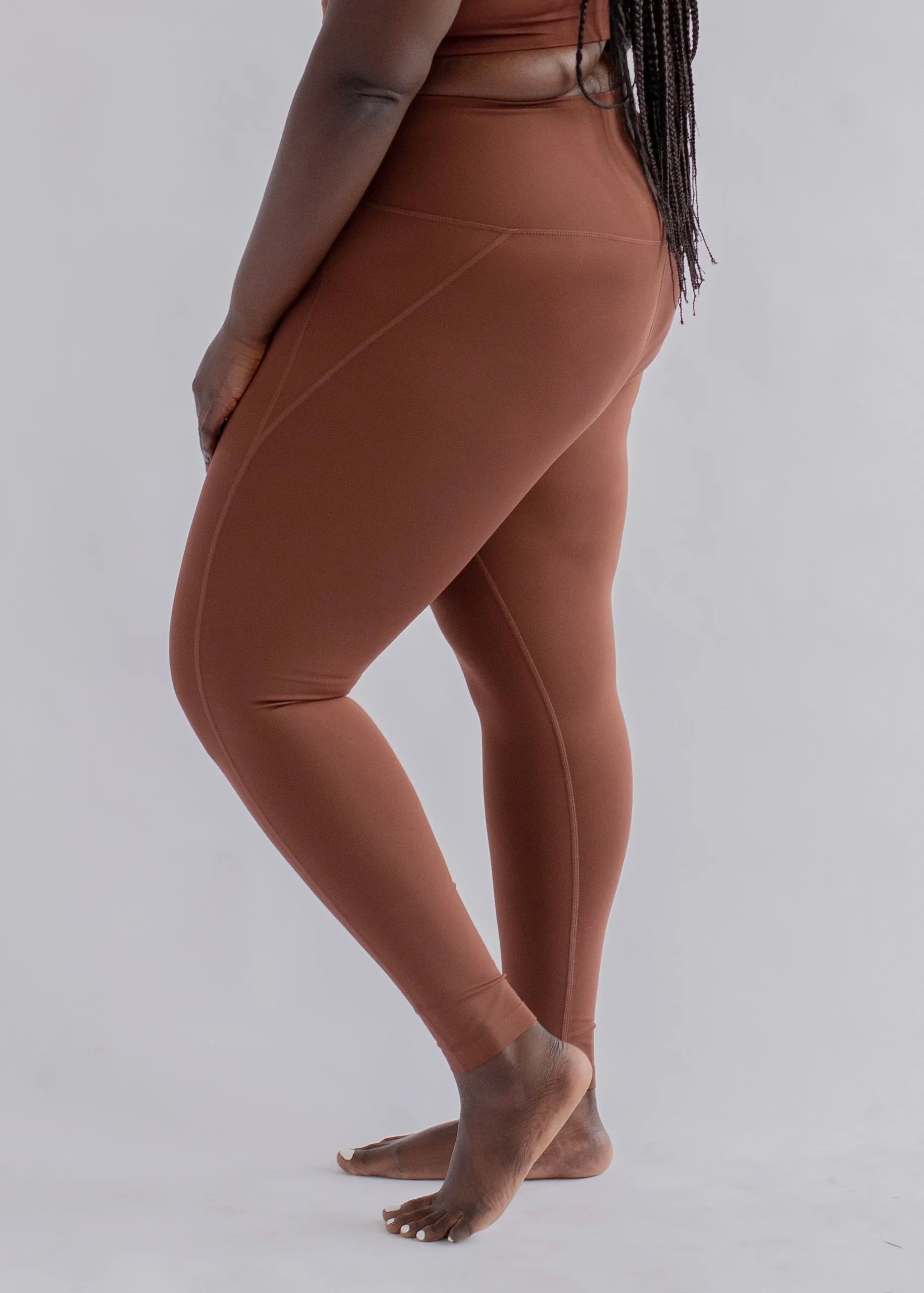 Compressive High-Rise Legging, Earth