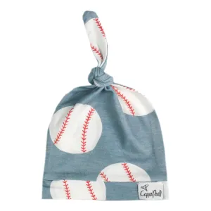 Copper Pearl Slugger Top Knot Hat (0-4M)