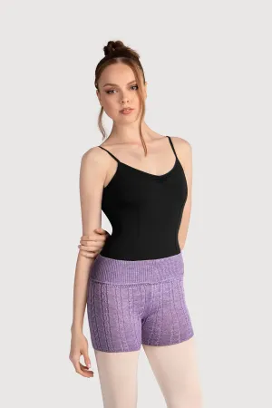 D0113 – Bloch Carezza Cable Knit Womens Fold Down Short