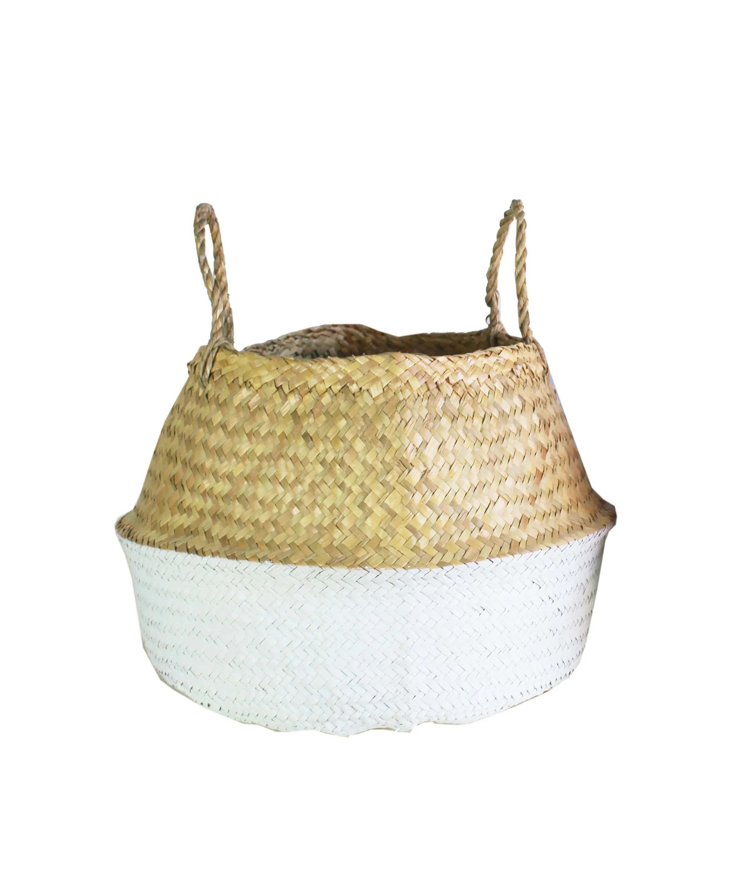 Dipped Sea Grass Woven Basket