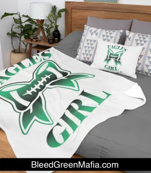 Eagles Girl Cozy Plush Fleece Blanket - 60x80