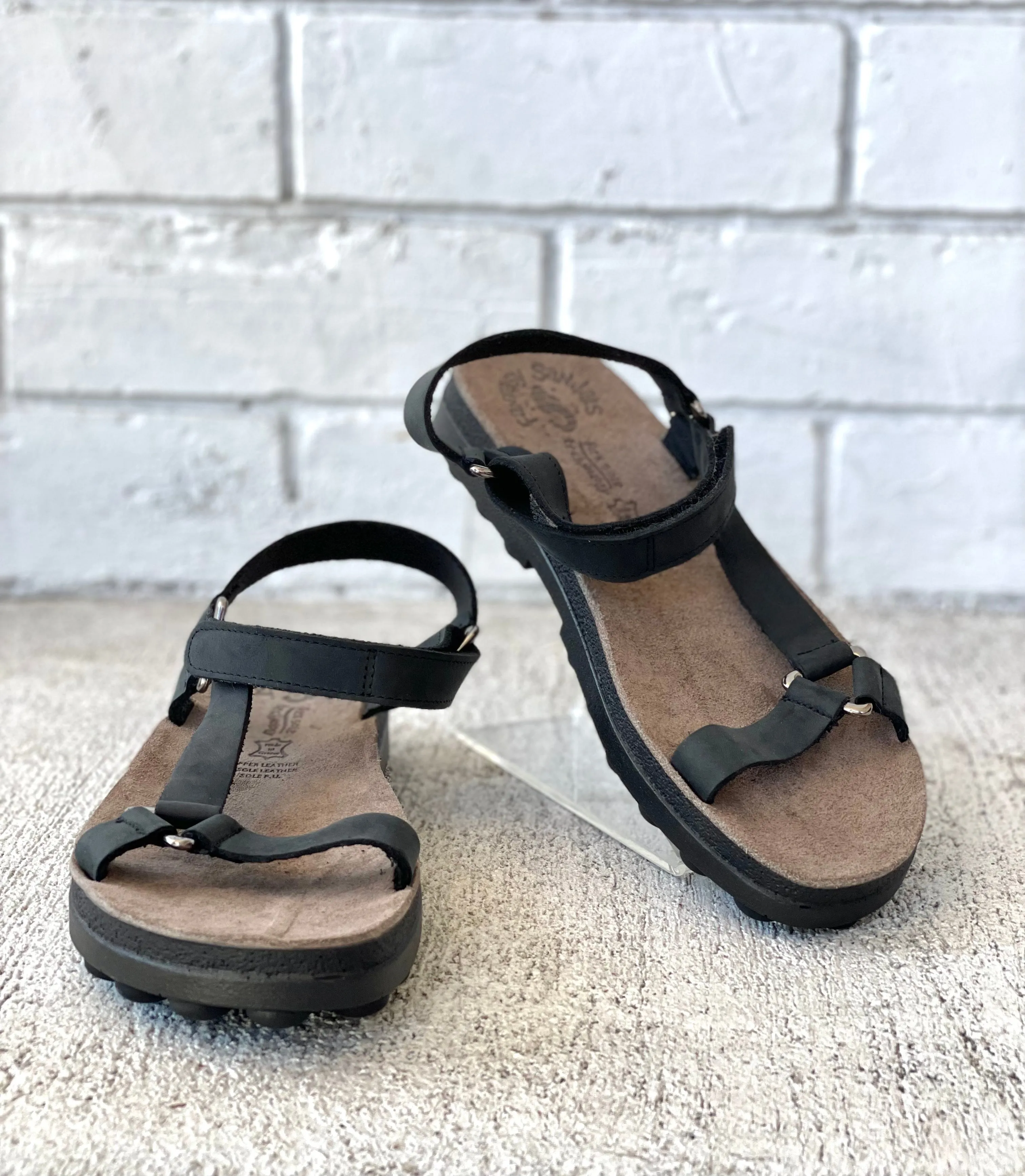 Fantasy Sandals Xanthia Black Brush