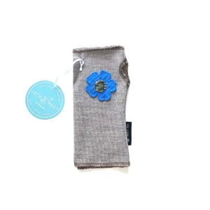 Fingerless Mittens Short, Beige Merino Wool | 187