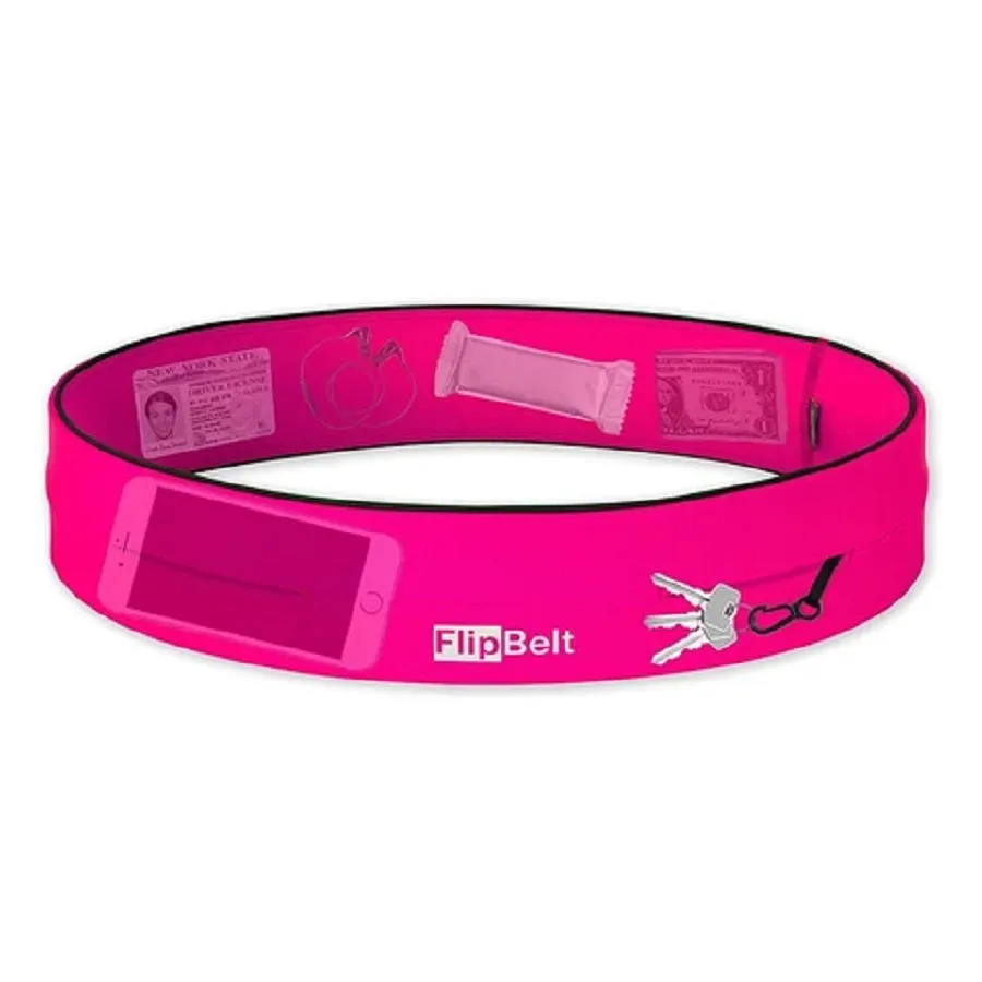 FlipBelt Classic Running Belt - Hot Pink