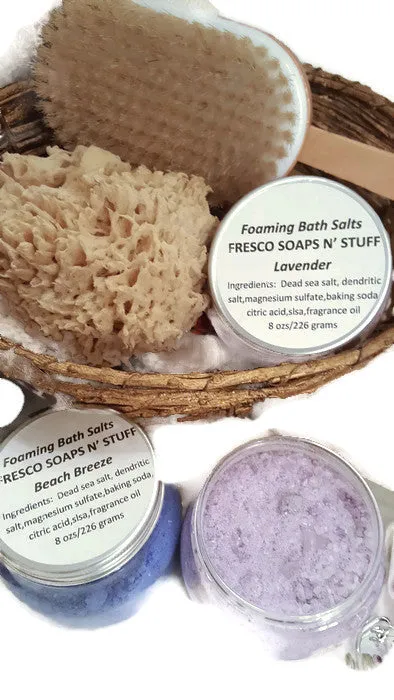 Foaming Bath Salts