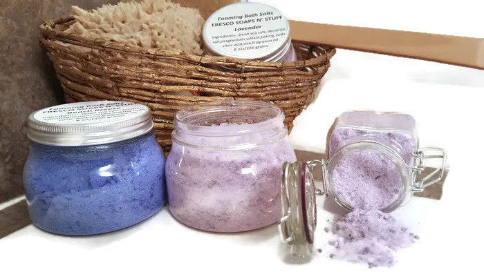 Foaming Bath Salts
