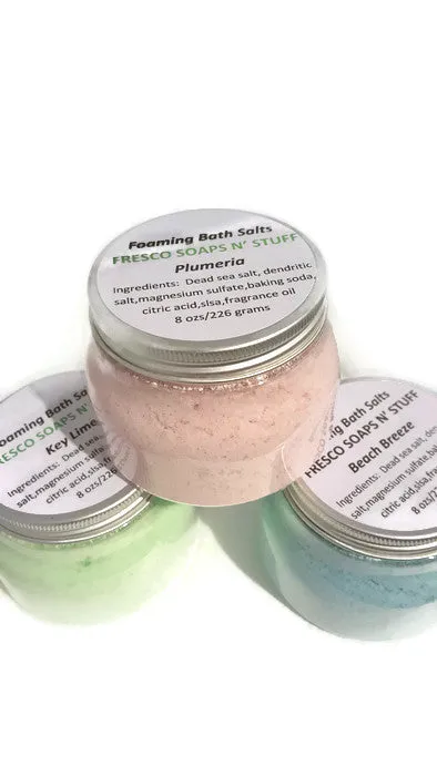 Foaming Bath Salts