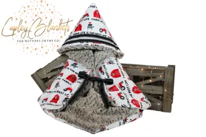 Garret the first multi functional baby blanket