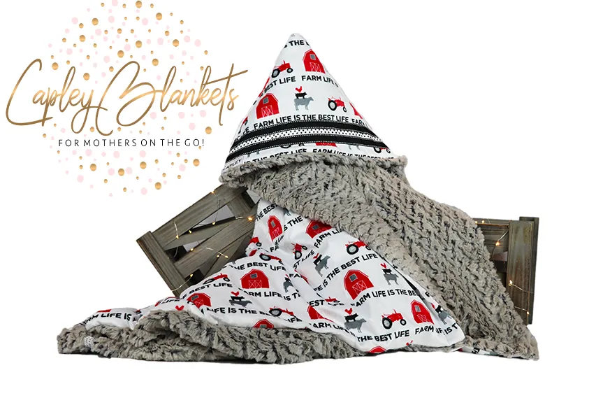 Garret the first multi functional baby blanket