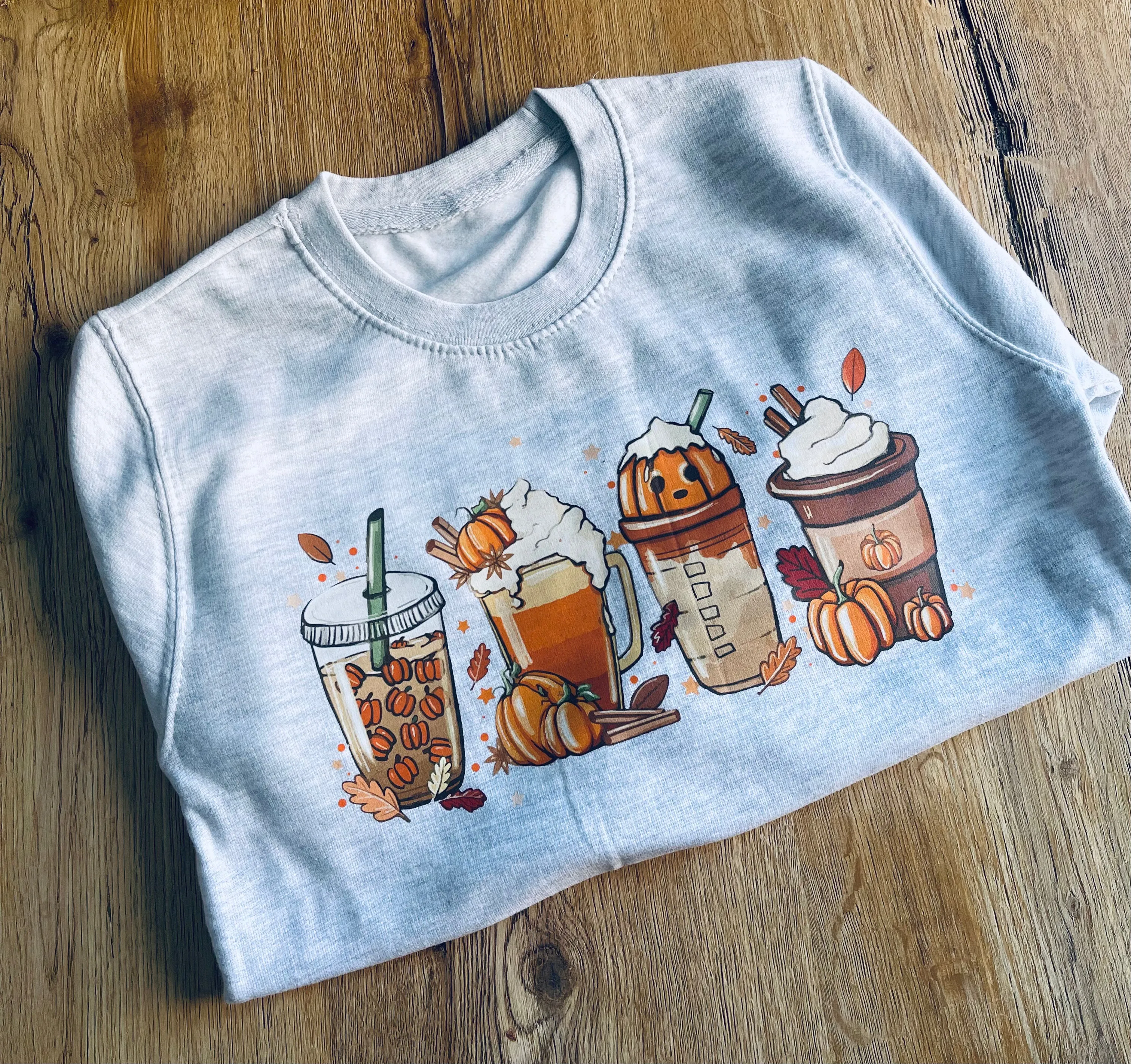 Halloween Coffee Sweater - 7-8 Years