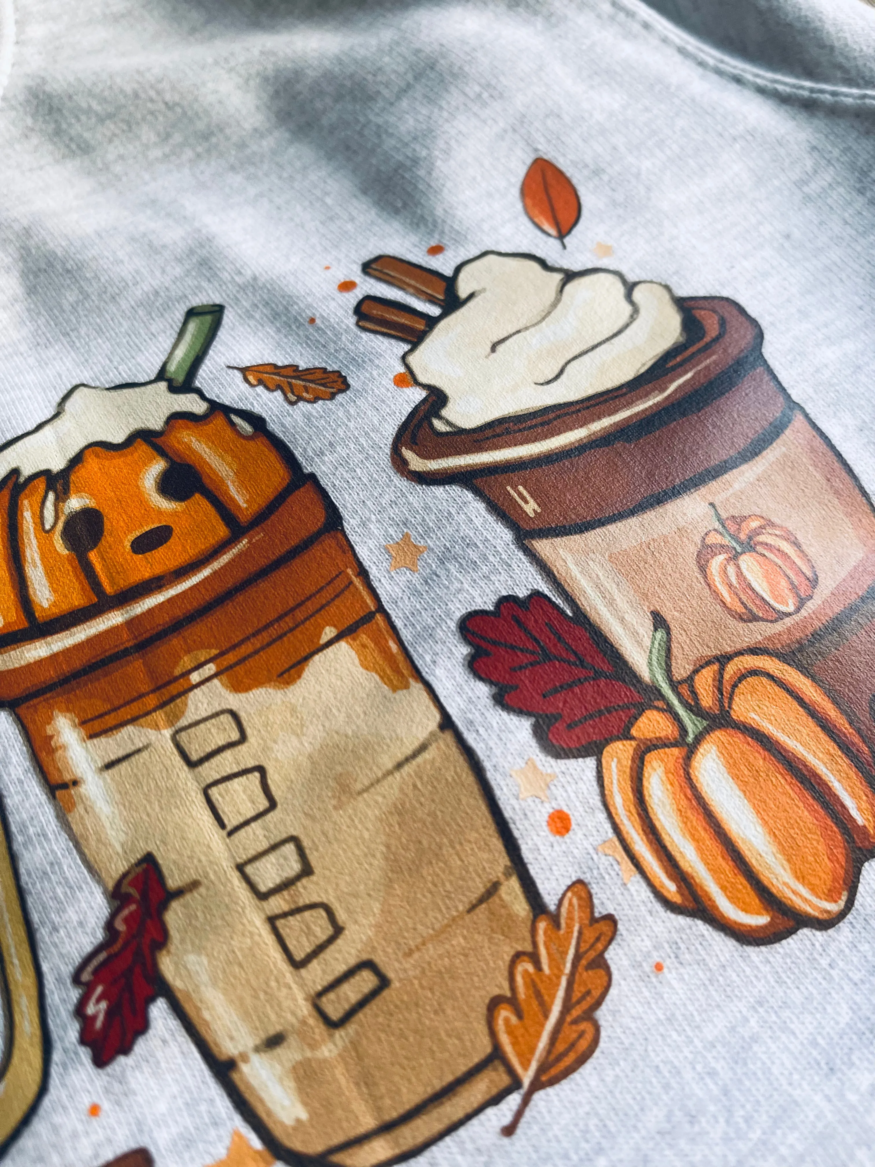 Halloween Coffee Sweater - 7-8 Years
