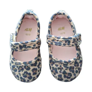H&M leopard print flats size EU 18/19 (3-4 US)