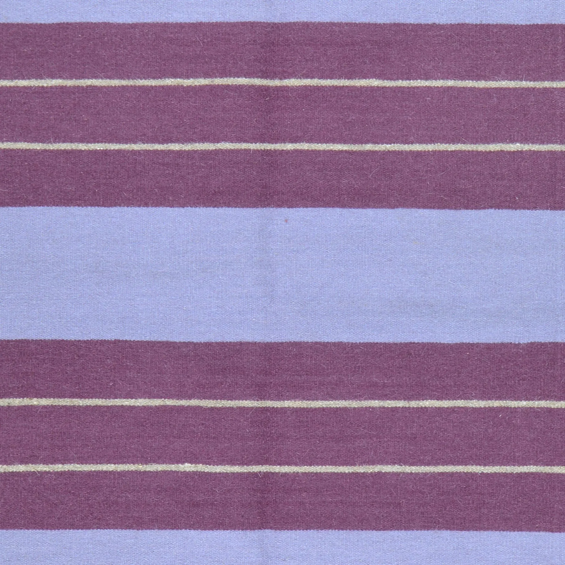 Hand-Woven Geometric Design Purple Color Wool Rug (Size 4.1 X 6.2) Cwral-8661